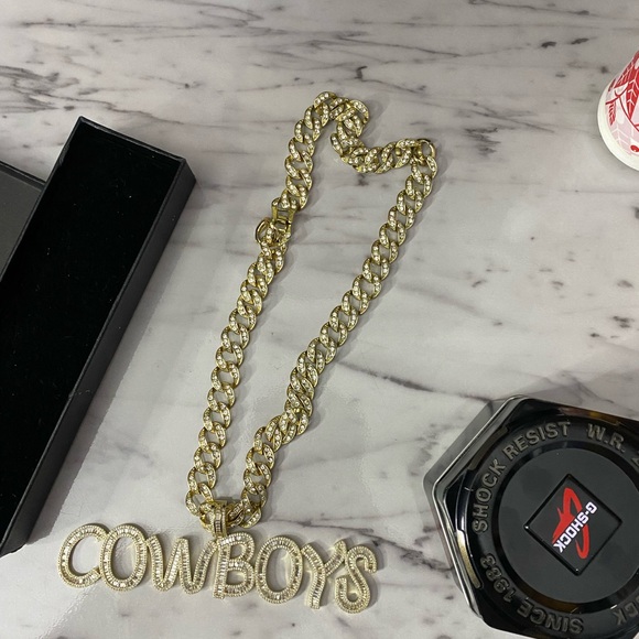 Gold Cowboys Chain Necklace